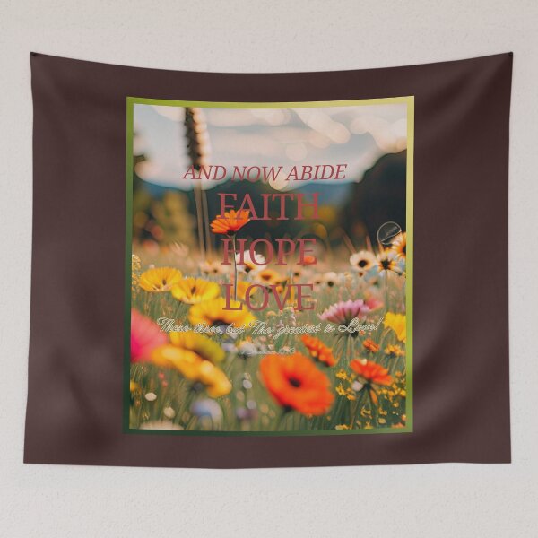 Item preview, Bible Verse – Faith Hope Love – Christian Inspiration designed and sold by Ausra789.