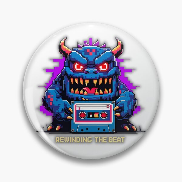 Item preview, Rewinding the Beat – Cassette Monster Tee designed and sold by OhMyCotton.