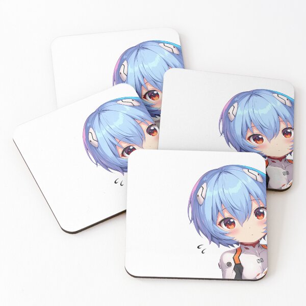 Item preview, Rei Ayanami Neon Genesis Evangelion Chibi Waifu Peeker Anime designed and sold by HumbertoValveno.