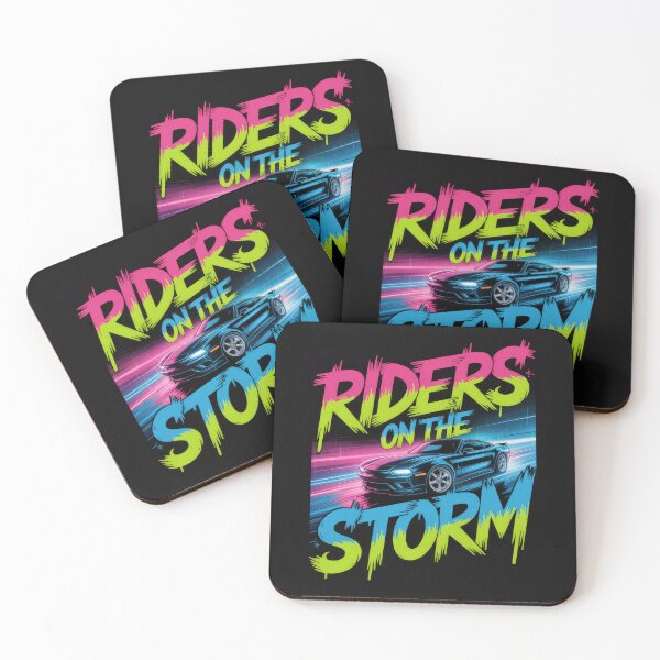 Item preview, Need For Speed- Riders on the Storm Neon Retro Car Streetwear Design designed and sold by Enea Kelo.