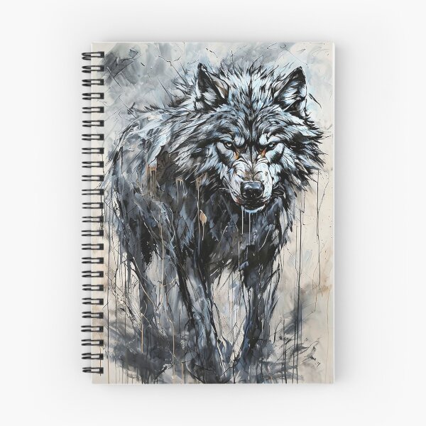 Item preview, Wolf Watercolor Black and White designed and sold by danh1z.