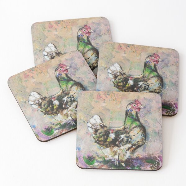Artikelvorschau, Abstraktes Huhn – Moderne Acrylkunst entworfen und verkauft von danh1z.