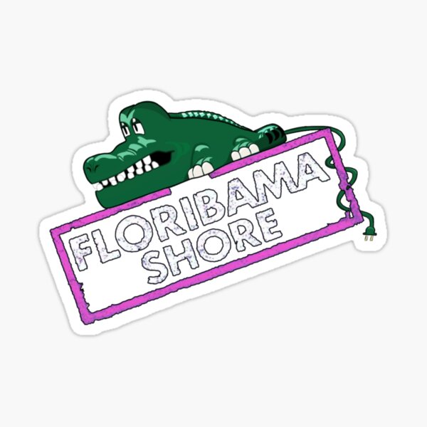 Floribama Shore Croc Phone Logo Sticker