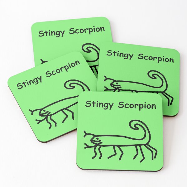 Item preview, Stingy Scorpion. Cute Doodle designed and sold by NCampbellArt.