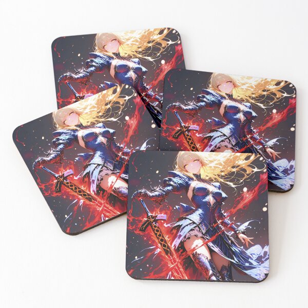 Item preview, Saber Alter Fate Stay Night Dark Flame Warrior designed and sold by ManuelOpito.
