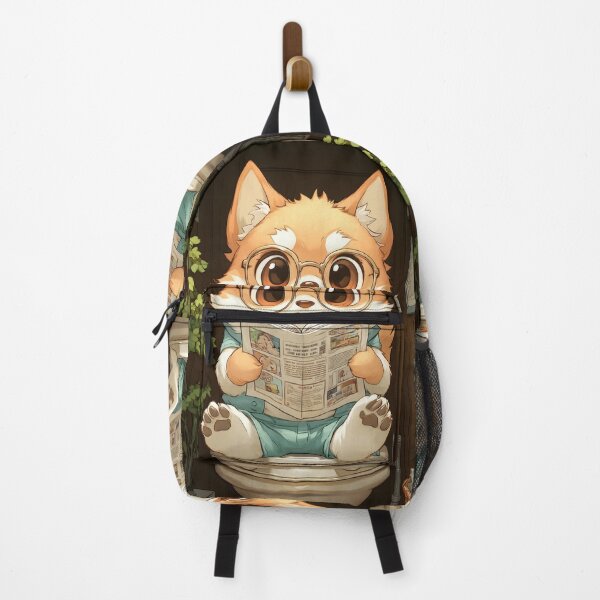 Item preview, Fox Pajama Reader Cozy Bathroom Vibes designed and sold by ManuelOpito.