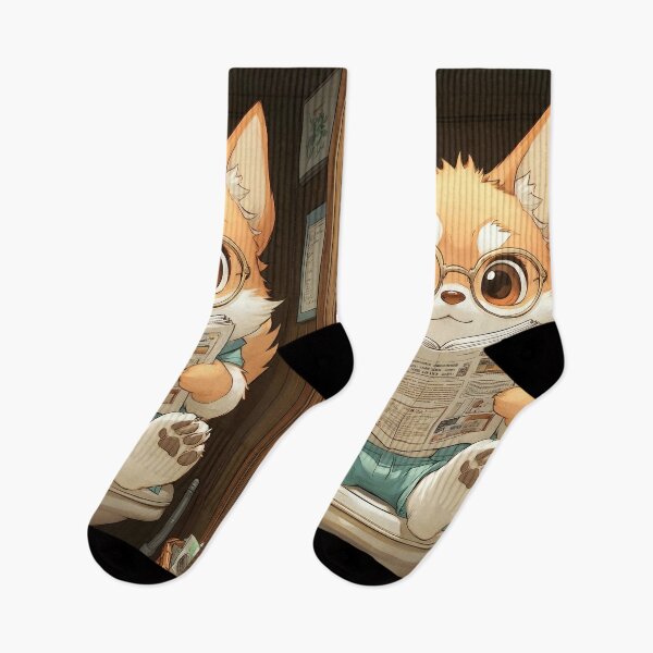 Item preview, Fox Pajama Reader Cozy Bathroom Vibes designed and sold by ManuelOpito.