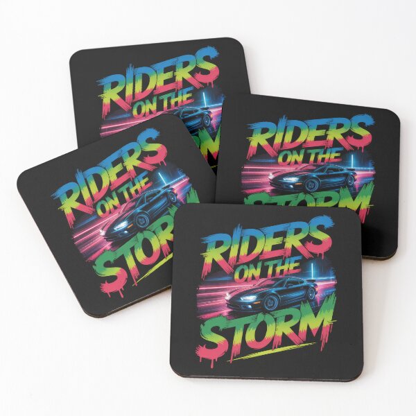 Item preview, Need For Speed- Riders on the Storm Neon Retro Car Streetwear Design designed and sold by Enea Kelo.