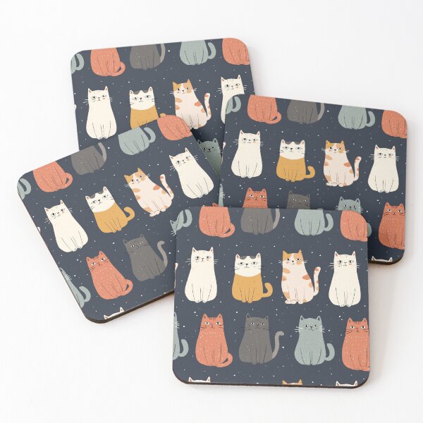 Item preview, Playful Cat Pattern designed and sold by bapupa.