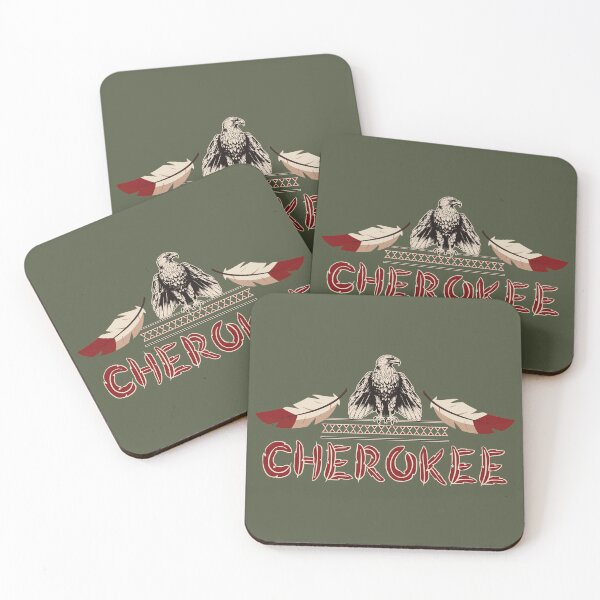 Item preview, Native American Tribe Cherokee With Adler And Feders designed and sold by Mapeti.