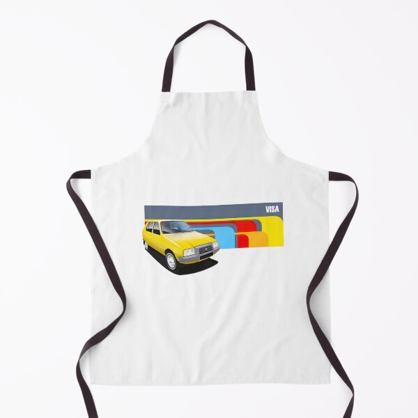 Item preview, Retro Yellow Citroen Visa Car Art - Vintage Vehicle Design designed and sold by SubramanianR.