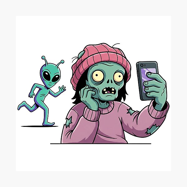 Item preview, Selfie | Fun, Expressive, and Socially Stylish Graphic Design designed and sold by Tw1nsAIArt.