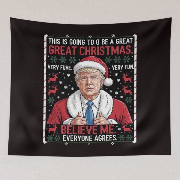 Item preview, Donald Trump Merry Christmas Xmas Pajamas Holiday1  designed and sold by sheenmi.
