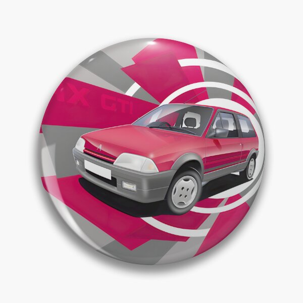 Item preview, AX GT Burst Car Art – Dynamic Red Hot Hatchback Design designed and sold by SubramanianR.