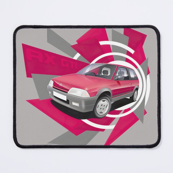 Item preview, AX GT Burst Car Art – Dynamic Red Hot Hatchback Design designed and sold by SubramanianR.