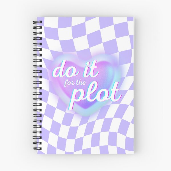 Item preview, Do It for the Plot – Aesthetic Retro Checkerboard Quote Design designed and sold by Floraza.