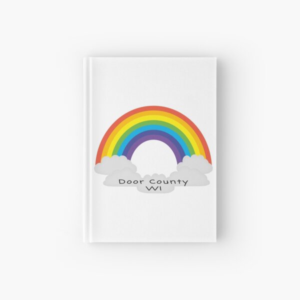 Door County Rainbow Hardcover Journal