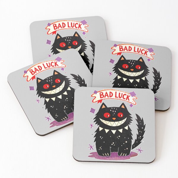 Item preview, Funny Black Cat Art – Creepy Cute Bad Luck Design designed and sold by VikArtStudio.