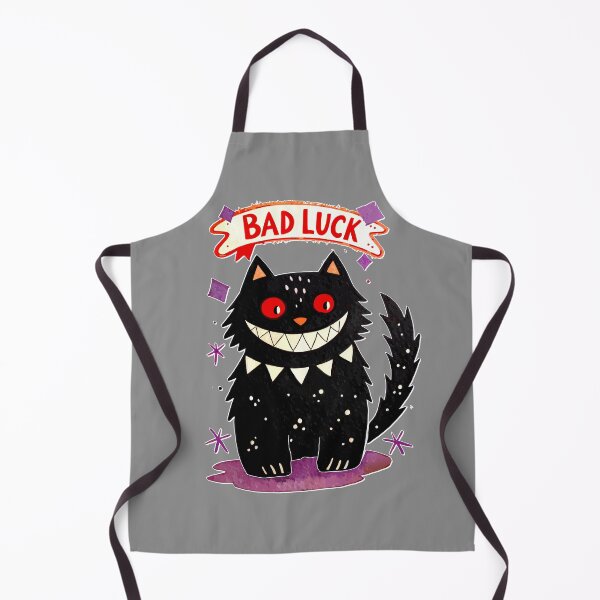 Item preview, Funny Black Cat Art – Creepy Cute Bad Luck Design designed and sold by VikArtStudio.