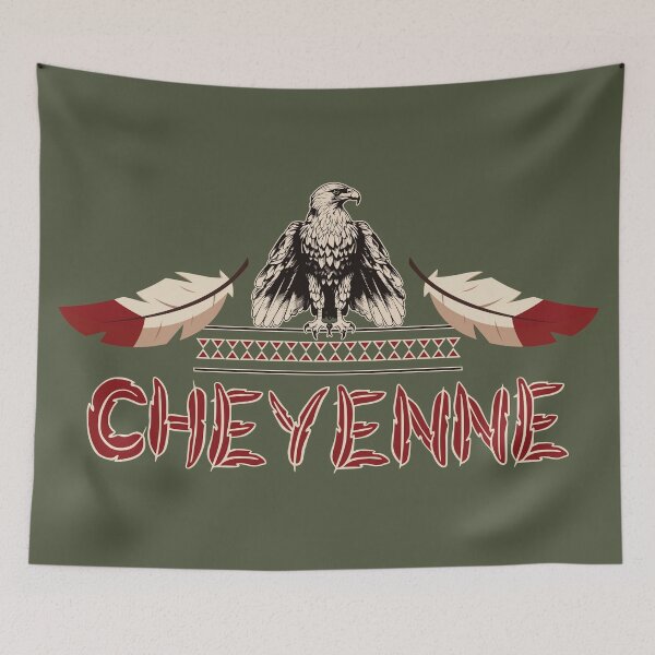 Item preview, Native American Tribe Cheyenne With Adler And Feders designed and sold by Mapeti.