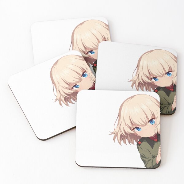 Item preview, Katyusha Leader Fierce Chibi Peeking Girls und Panzer Anime designed and sold by ManuelOpito.
