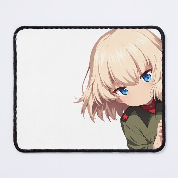 Item preview, Katyusha Leader Fierce Chibi Peeking Girls und Panzer Anime designed and sold by ManuelOpito.