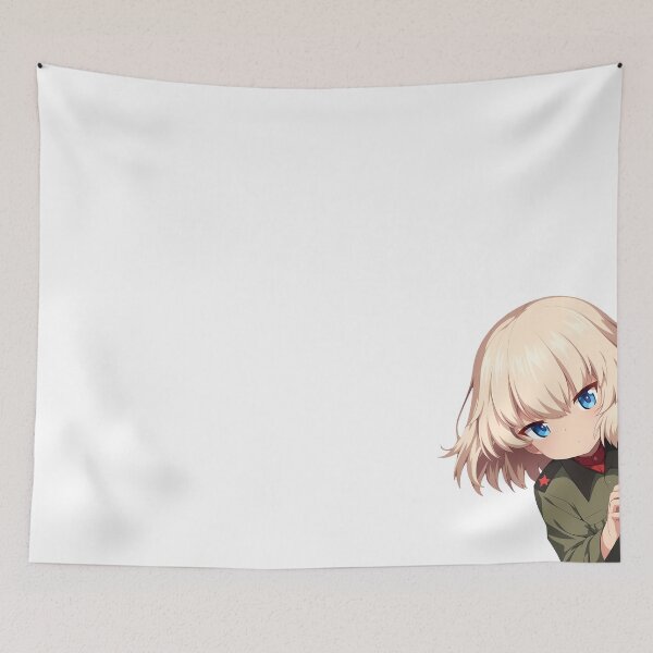 Item preview, Katyusha Leader Fierce Chibi Peeking Girls und Panzer Anime designed and sold by ManuelOpito.