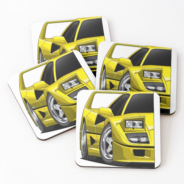 Item preview, F40 (yellow) designed and sold by pjrstudio.