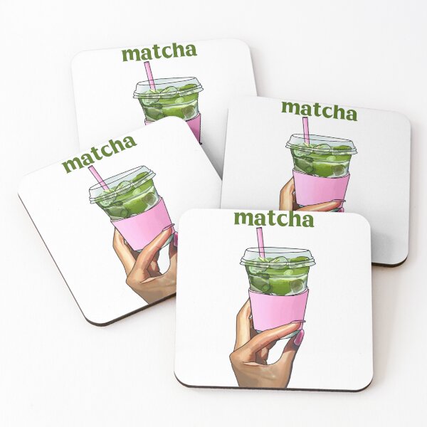 Item preview, Aggressively Sips Matcha – Funny Matcha Aesthetic Sticker designed and sold by AlyaCreates.