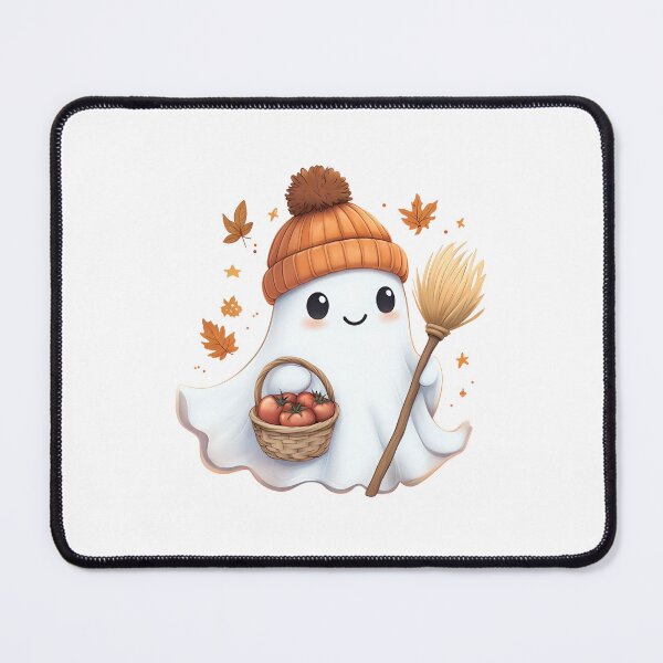 Item preview, Ghost Carrying Tomato Basket – Cute Garden Spirit Design designed and sold by GoxyVision.