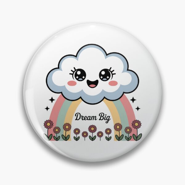 Item preview, Happy Raincloud with Pastel Rainbow – Cute Kids Graphic Design designed and sold by Silly Shapes Co..
