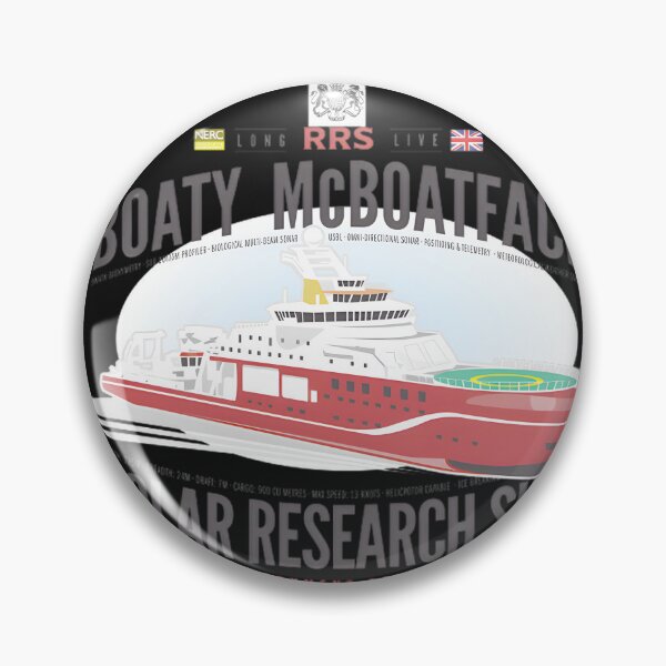 Item preview, Boaty McBoatface Iconic Polar Research Ship Design designed and sold by SueGaudreau.