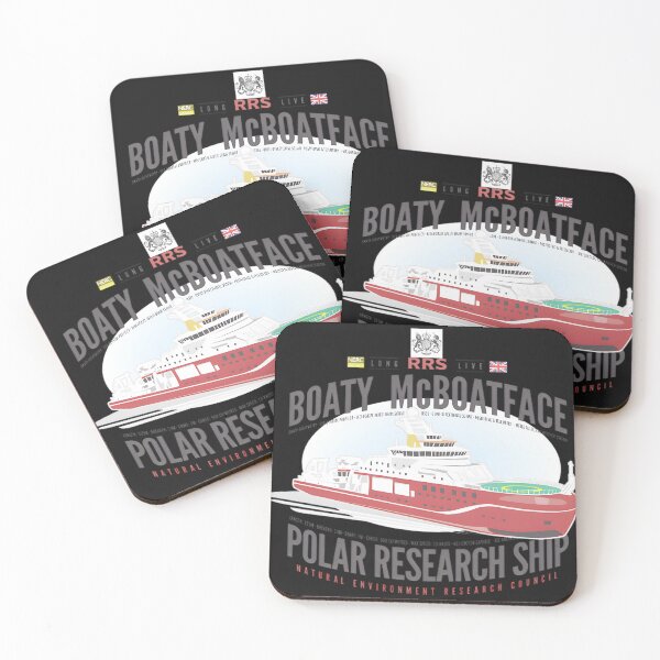 Item preview, Boaty McBoatface Iconic Polar Research Ship Design designed and sold by SueGaudreau.