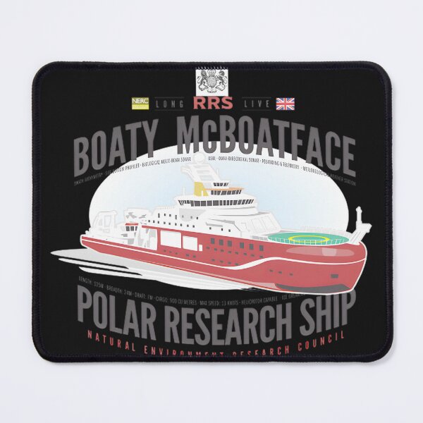 Item preview, Boaty McBoatface Iconic Polar Research Ship Design designed and sold by SueGaudreau.