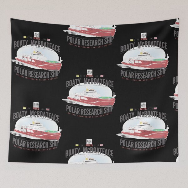 Item preview, Boaty McBoatface Iconic Polar Research Ship Design designed and sold by SueGaudreau.