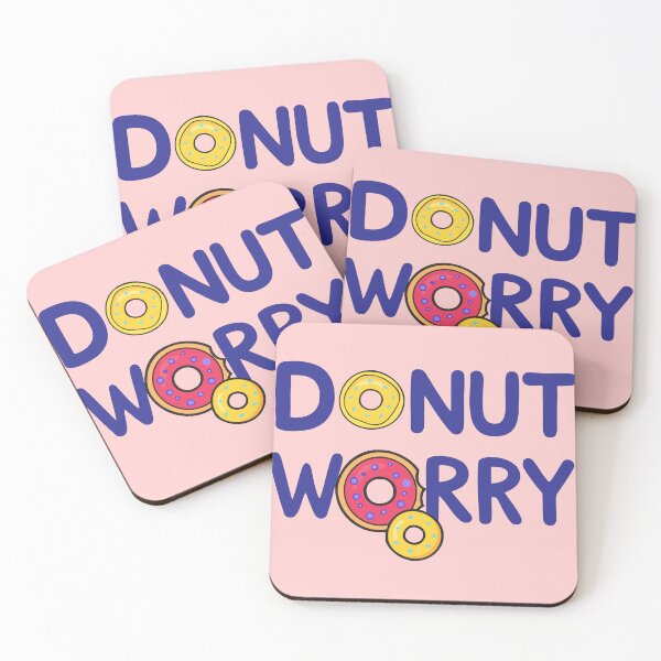 Item preview, Donut Worry Quote – Cute Donut Pun Funny Typography Design designed and sold by graphicnew.