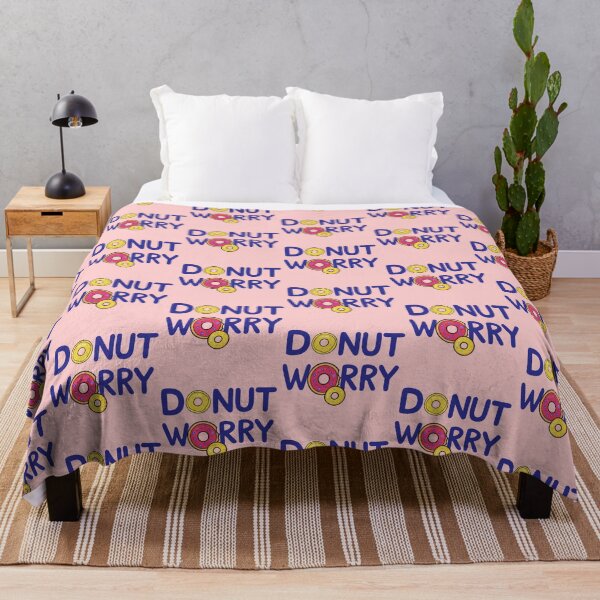 Item preview, Donut Worry Quote – Cute Donut Pun Funny Typography Design designed and sold by graphicnew.
