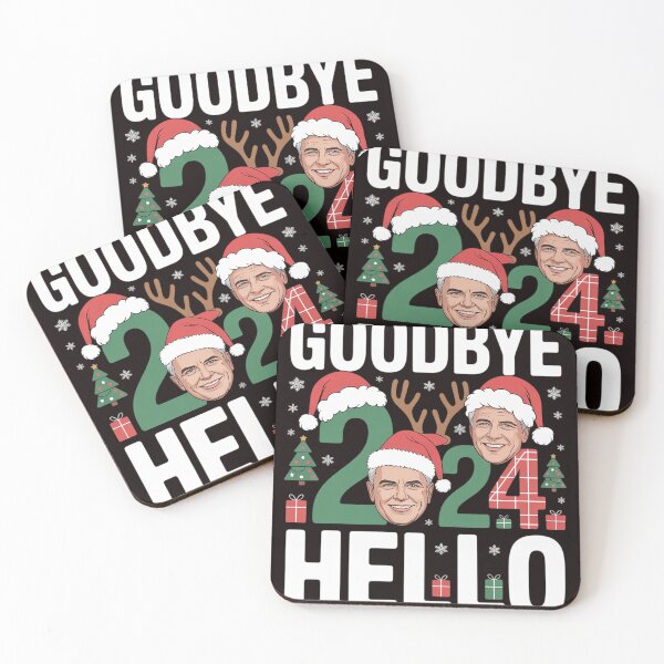 Item preview, Goodbye 2024 Hello 2025 TRUMP Christmas New Year's Eve  designed and sold by sheenmi.