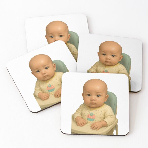 Item preview, "Adorable Baby Digital Art – Cute Semi Realistic Cartoon Illustration for Kids Apparel & Gifts" designed and sold by Ironzoulz.