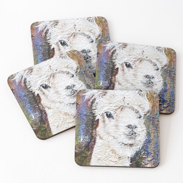 Item preview, Cute Alpaca Portrait - Colorful Art designed and sold by danh1z.