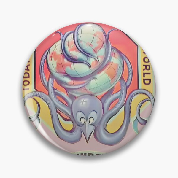 Item preview, Global Grasp Octopus World Domination Design designed and sold by SueGaudreau.