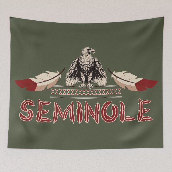 Item preview, Native American Tribe Seminole With Adler And Feders designed and sold by Mapeti.