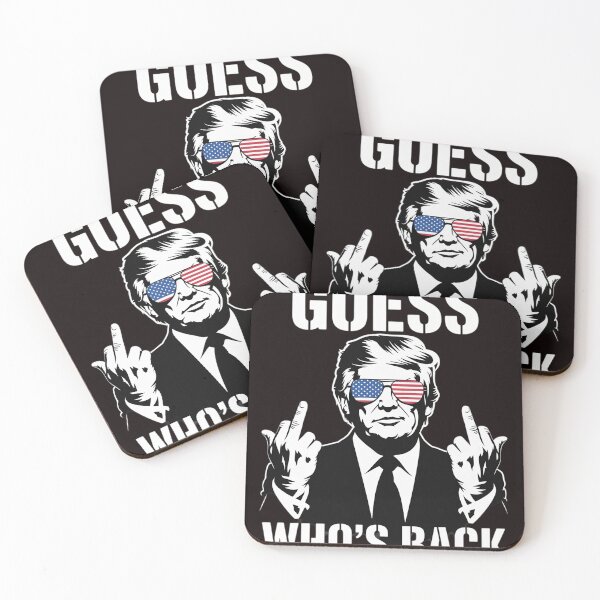 Item preview, Guess Who's Back President Donald Trump Middle Finger  designed and sold by sheenmi.