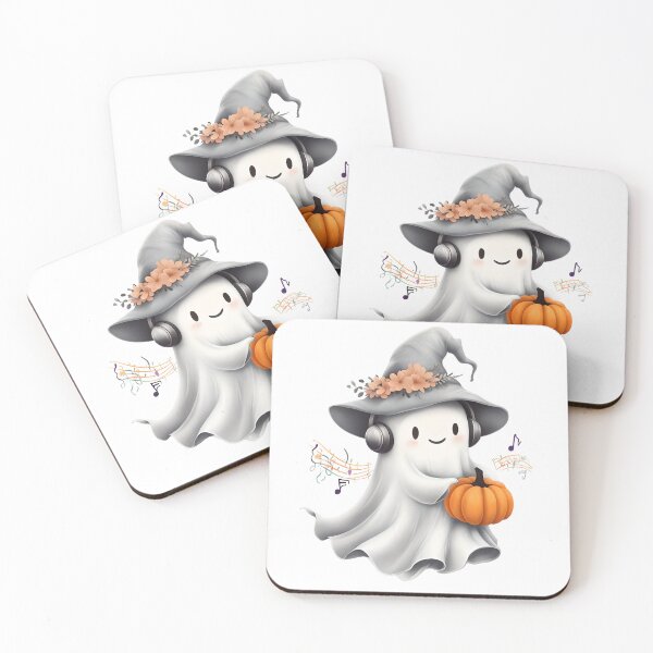 Item preview, DJ Ghost with Headphones – Spooky Music Lover Design designed and sold by GoxyVision.