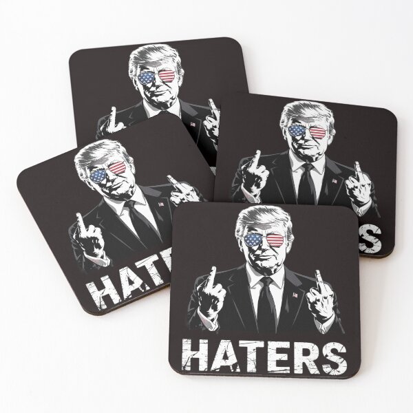 Item preview, Haters Gonna Hate President Donald Trump Middle Finger  designed and sold by sheenmi.