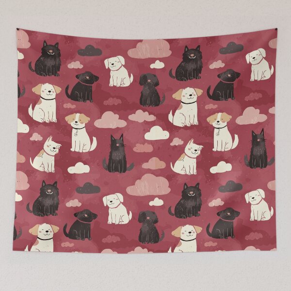 Item preview, Playful Dog Pattern designed and sold by bapupa.