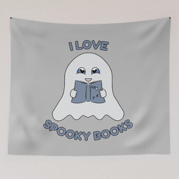 Item preview, I LOVE SPOOKY BOOKS designed and sold by HugSomeNettles.