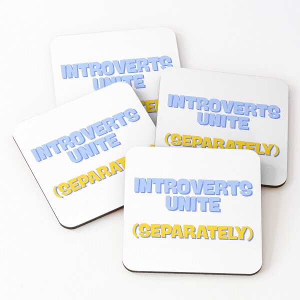 Item preview, Introverts Unite (Separately) designed and sold by ade-datt.