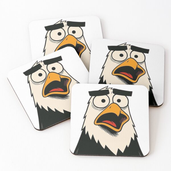 Item preview, An eagle looks scared or shocked designed and sold by kyokyyosei.