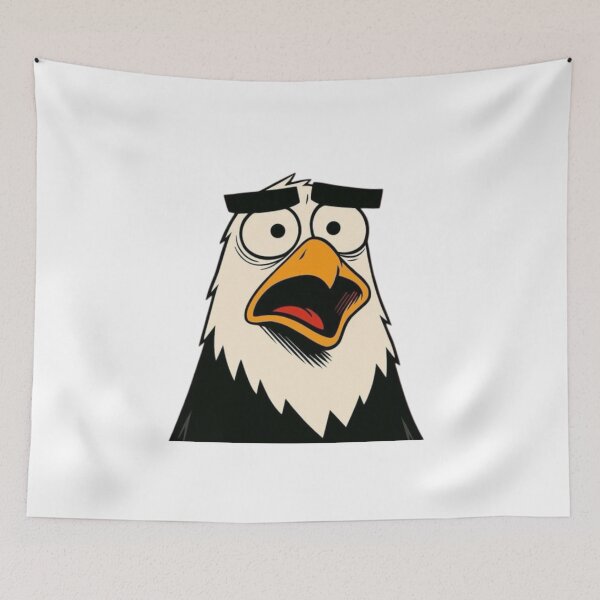 Item preview, An eagle looks scared or shocked designed and sold by kyokyyosei.